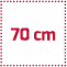 70 cm