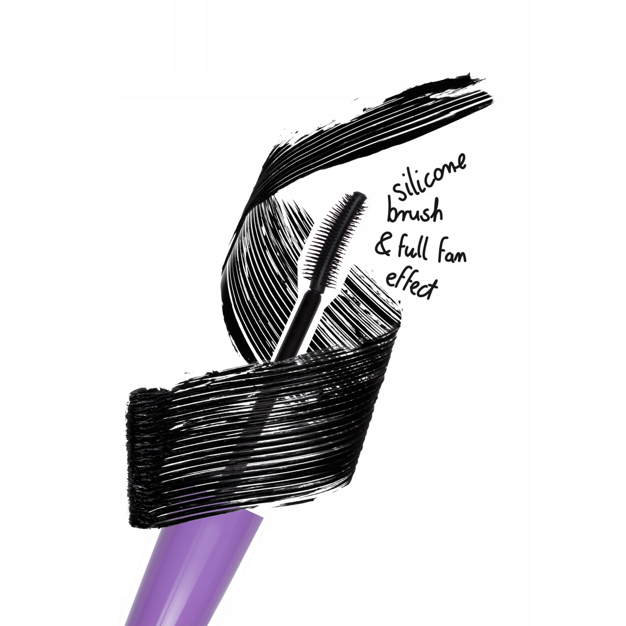 Efekt pełnego wachlarza rzęs bez grudek