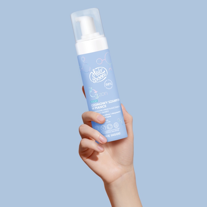 Jak stosować szampon HairBoom O3ZON?