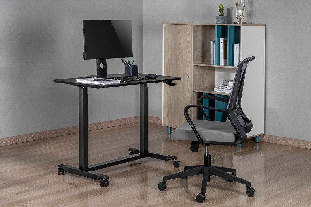 Ergonomiczny Stolik do Pracy w Pozycji Stojącej i Siedzącej