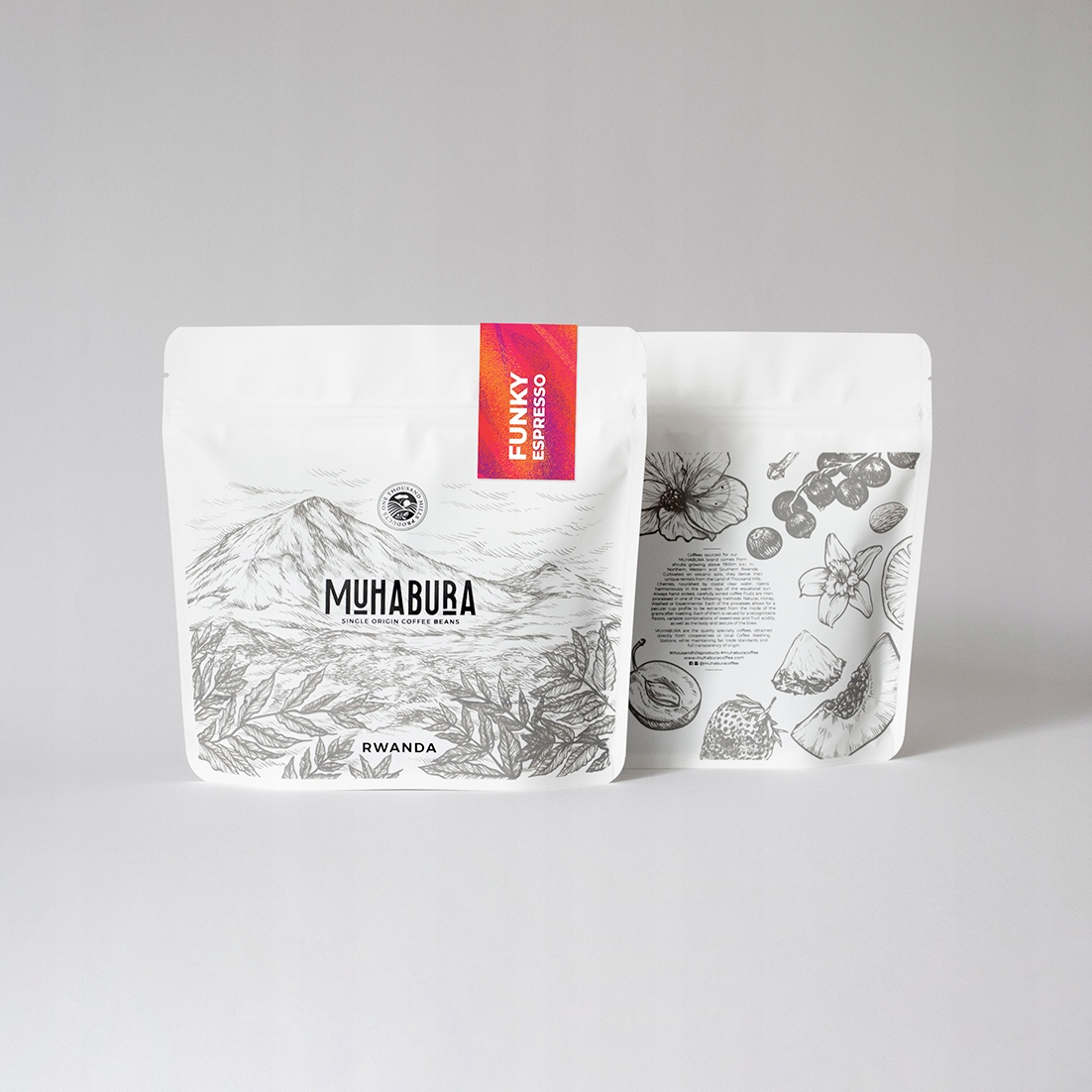 Kawa ziarnista RWANDA MUHABURA FUNKY ANAEROBIC ESPRESSO 400g – Wyjątkowy smak z Rwandy