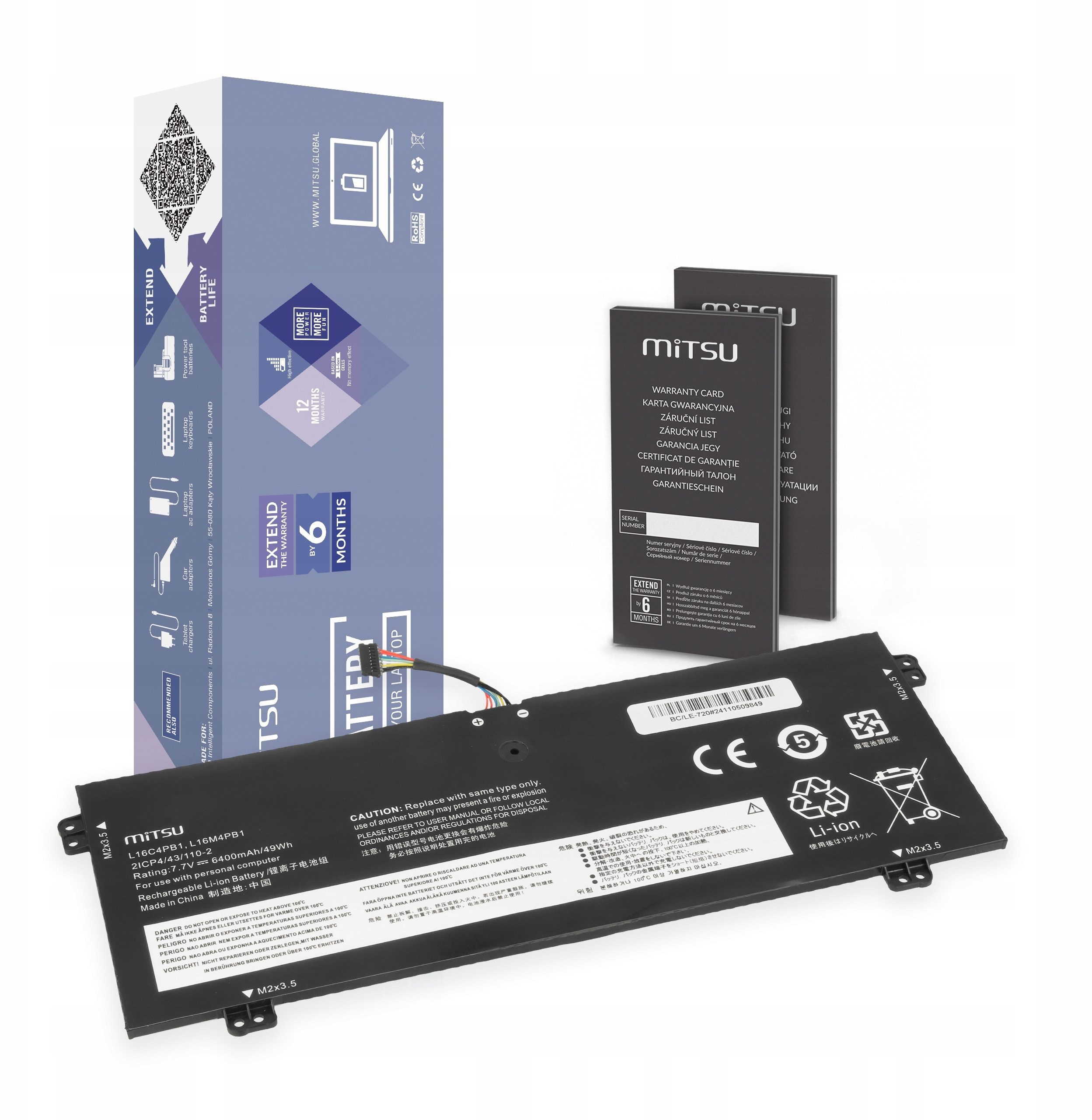 Bateria Mitsu do Lenovo Yoga 720-13IKB, 730-13IKB – Wydajność i niezawodność