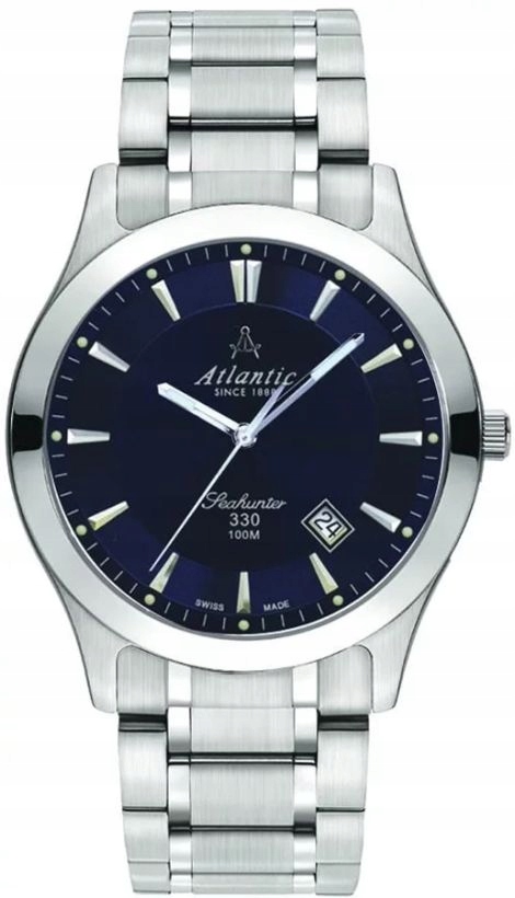 Zegarek Męski Atlantic 71365.41.51 Seahunter WR100 – Elegancja i Precyzja