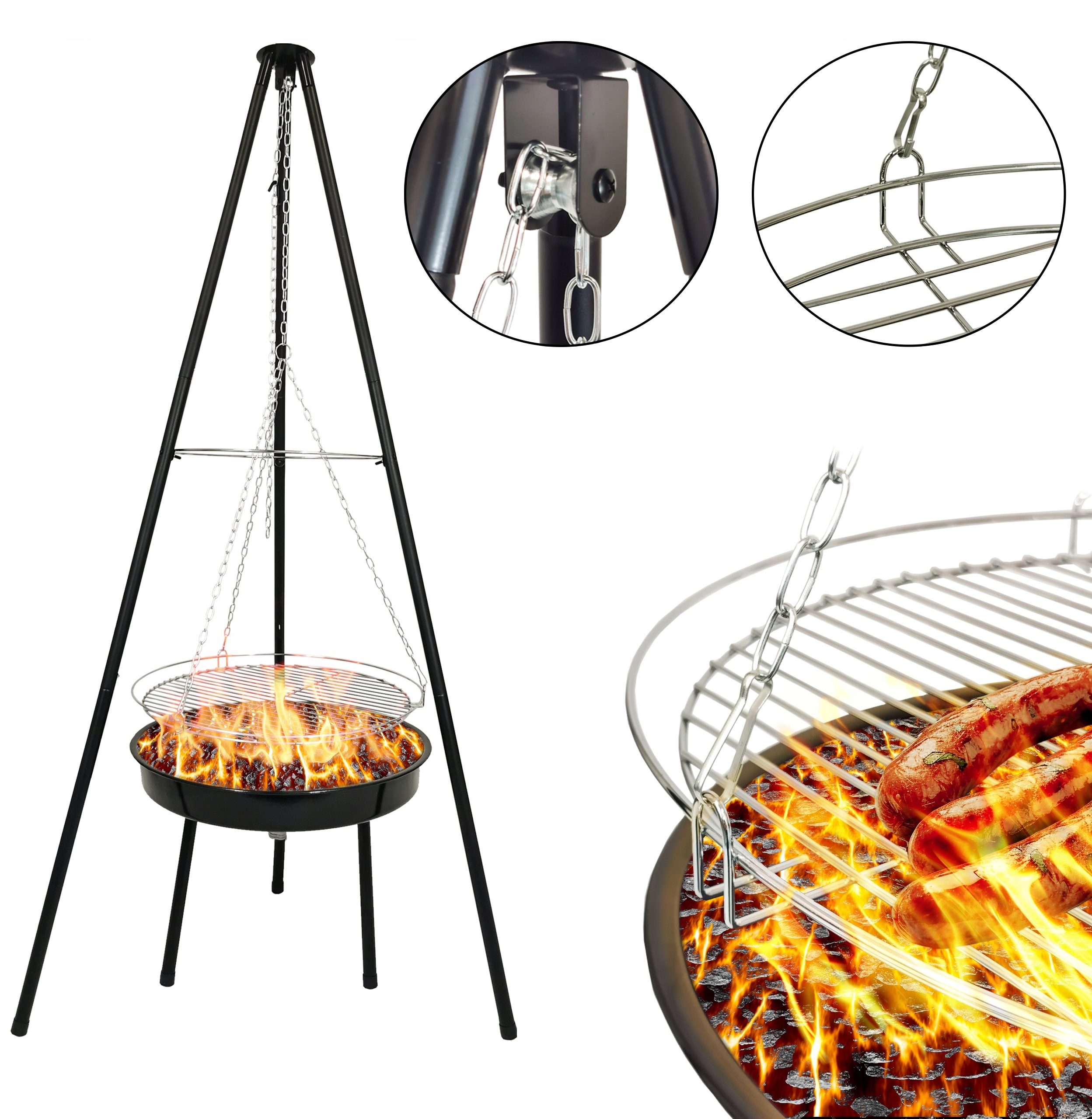 Funkcjonalność 2w1 – Palenisko i grill w jednym