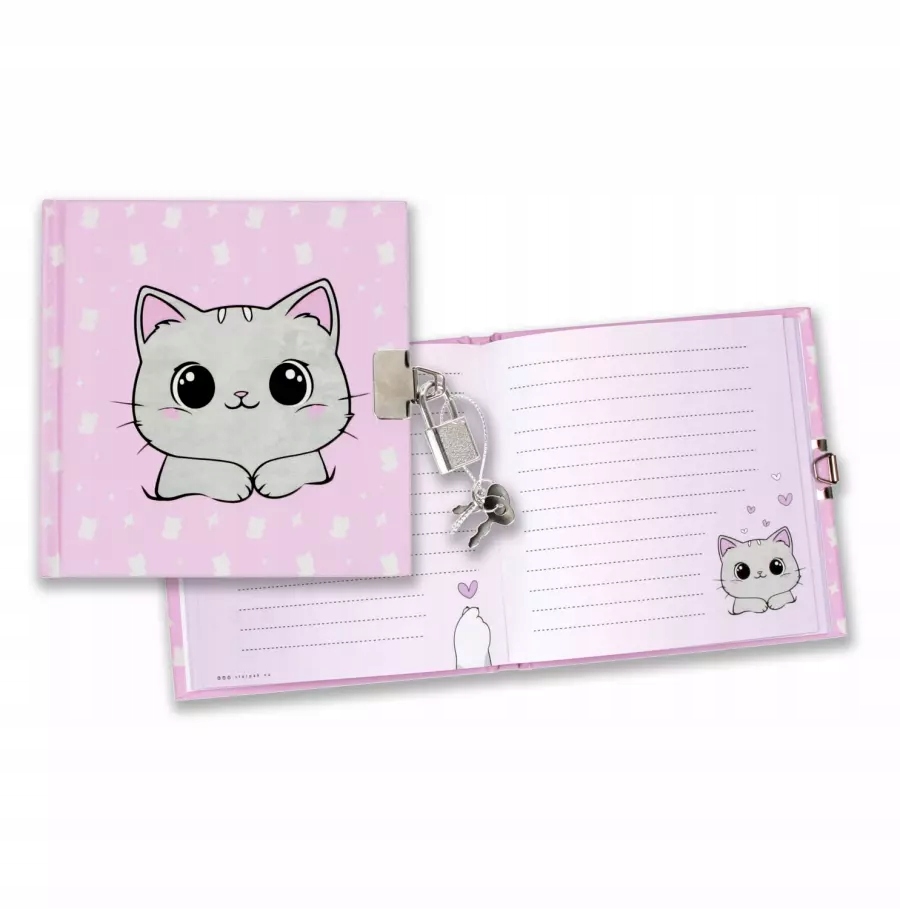Pamiętnik Zam 135x135 Kitty Plush – Idealny dla małych marzycieli