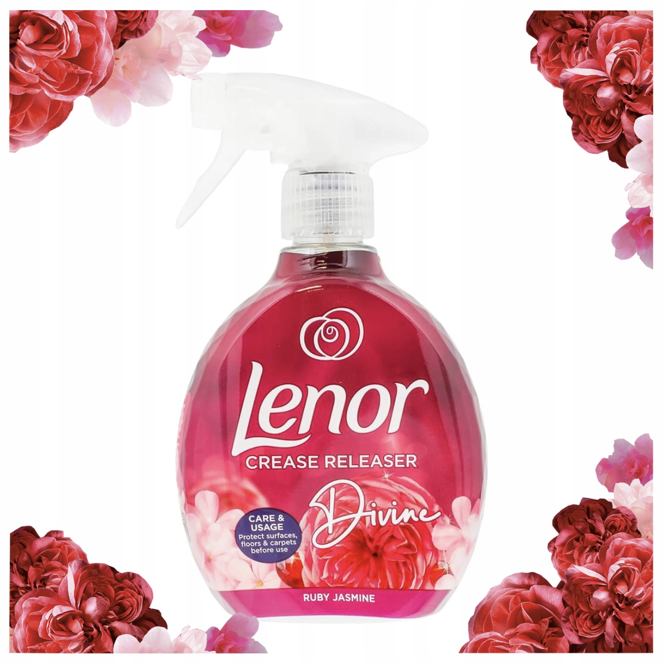Żelazko w sprayu Lenor Ruby Jaśmin – Ułatw sobie prasowanie