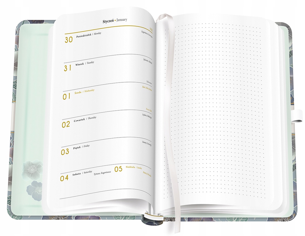 Wygodne miejsce na dodatkowe notatki i adresy