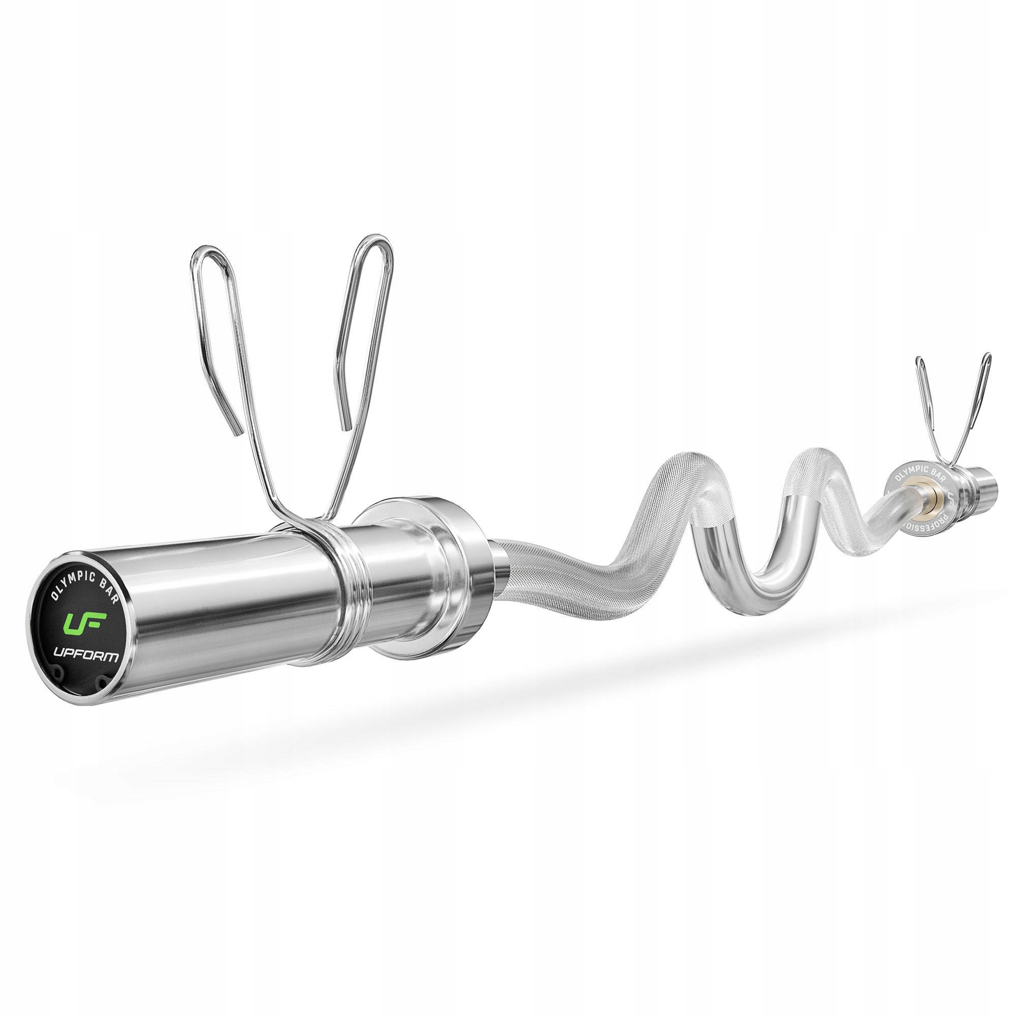 Gryf olimpijski mocno łamany 120 cm UF-G120ML-OLI-CH – Idealny do treningu siłowego