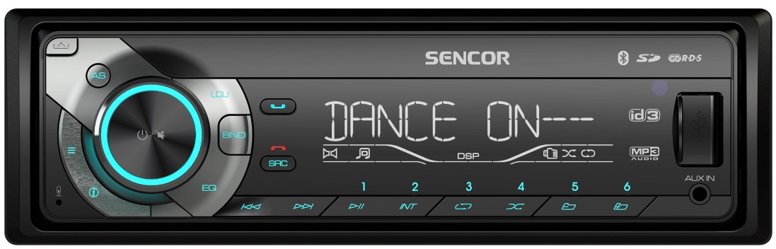 Odtwarzanie muzyki w różnych formatach: MP3, WMA, WAV, FLAC, AAC