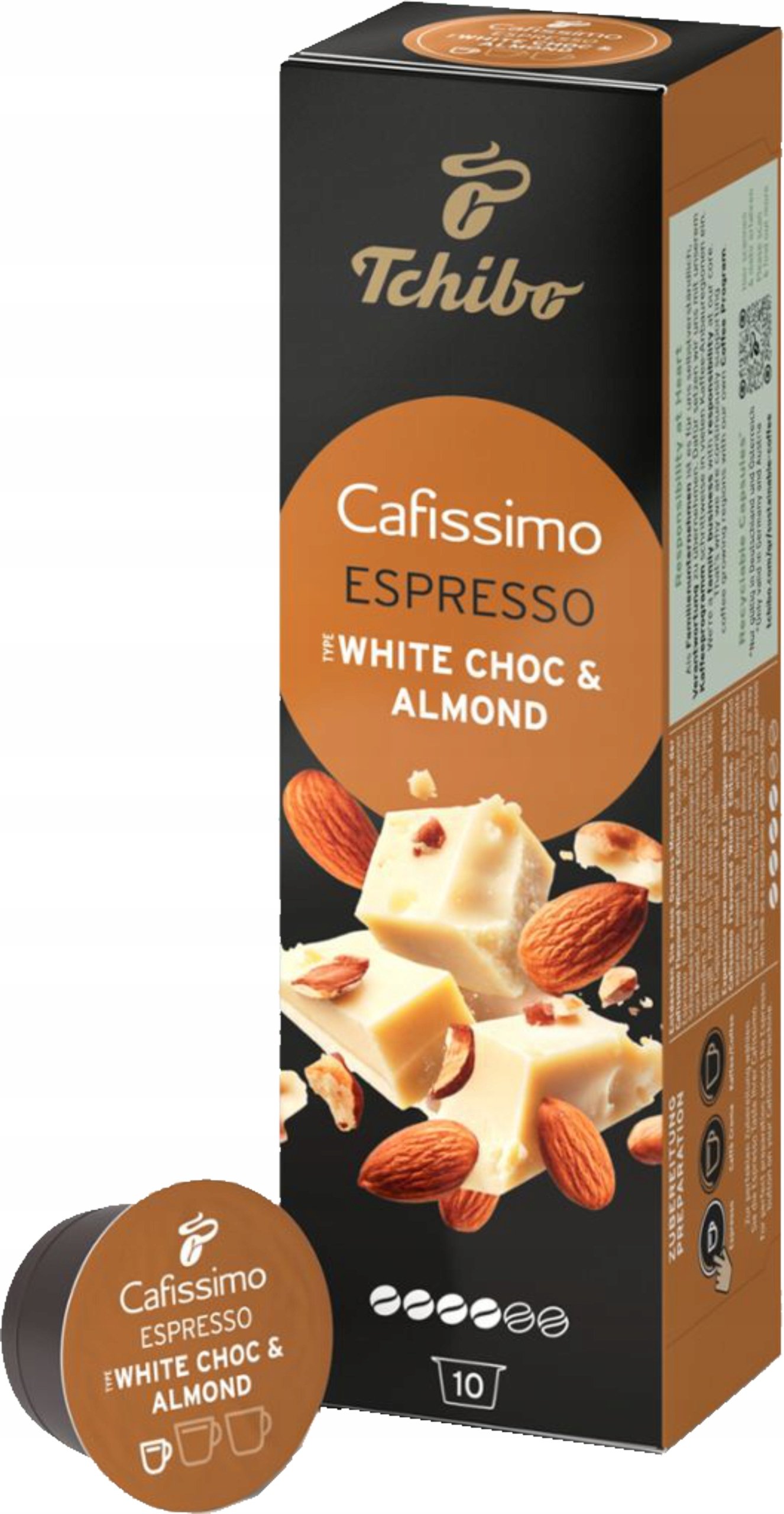 Kapsułki Tchibo Cafissimo White Choc Almond – wyjątkowe espresso w Twoim domu