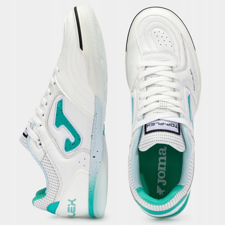 Stylowy design – Białe buty z wielokolorowymi akcentami