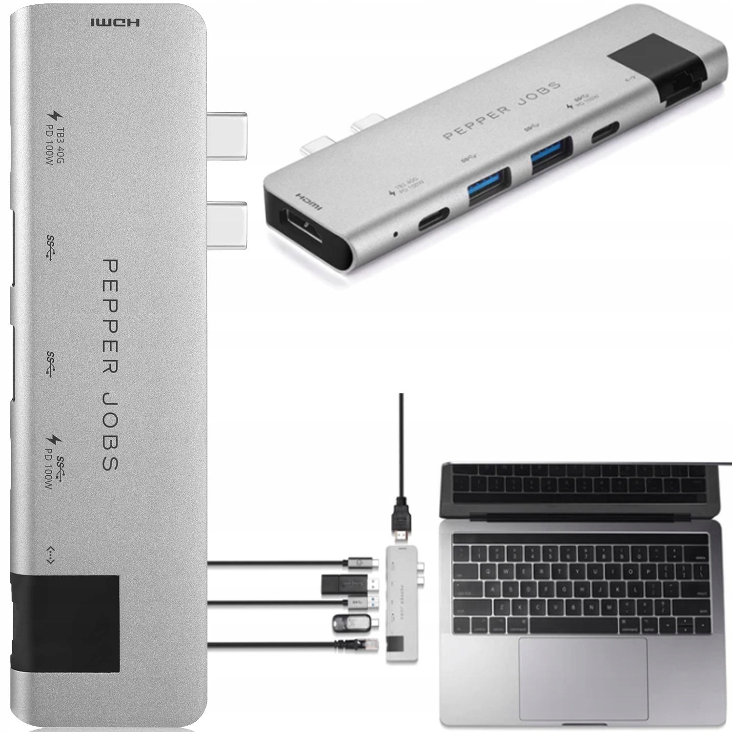 Ładowanie przejściowe USB-C PD do 100 W