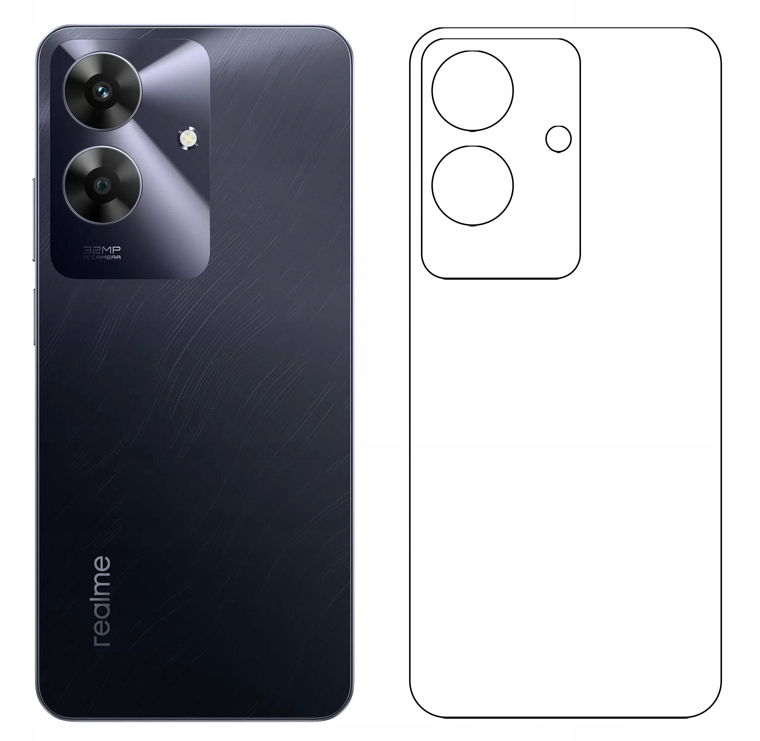 Folia hydrożelowa 3D na tył do Realme Note 60 – Nowoczesna ochrona dla Twojego telefonu