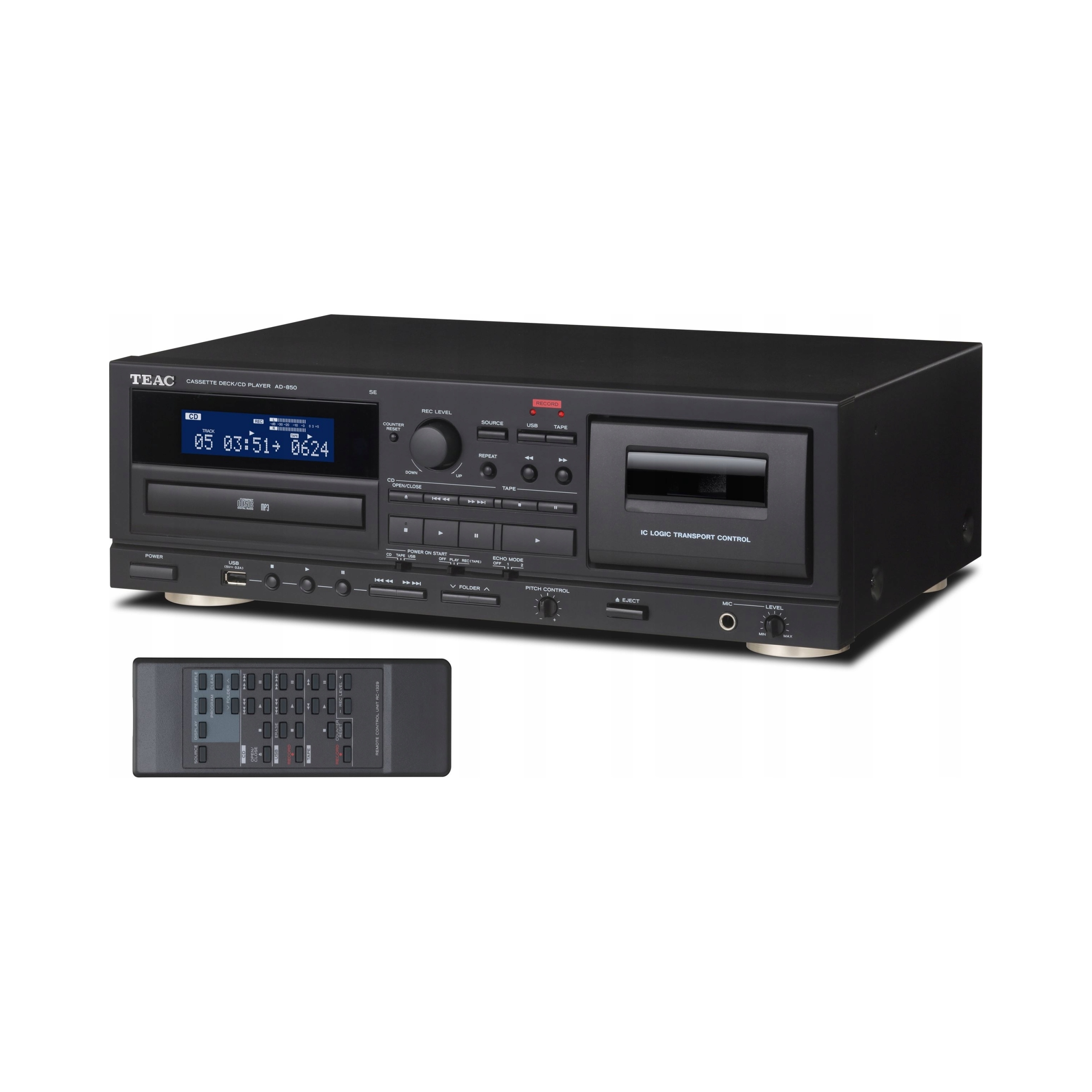 TEAC AD-850-SE – Wszechstronny odtwarzacz CD i kasetowy