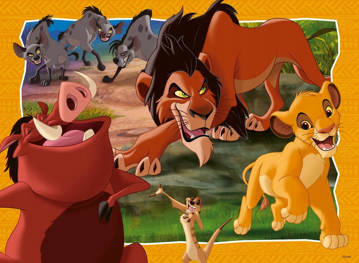 Grafika z filmu Król Lew – Simba, Timon i Pumba