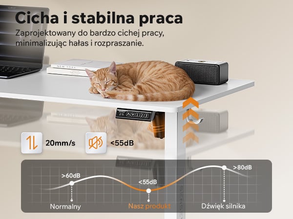 Rama biurka elektrycznego Nojo Light