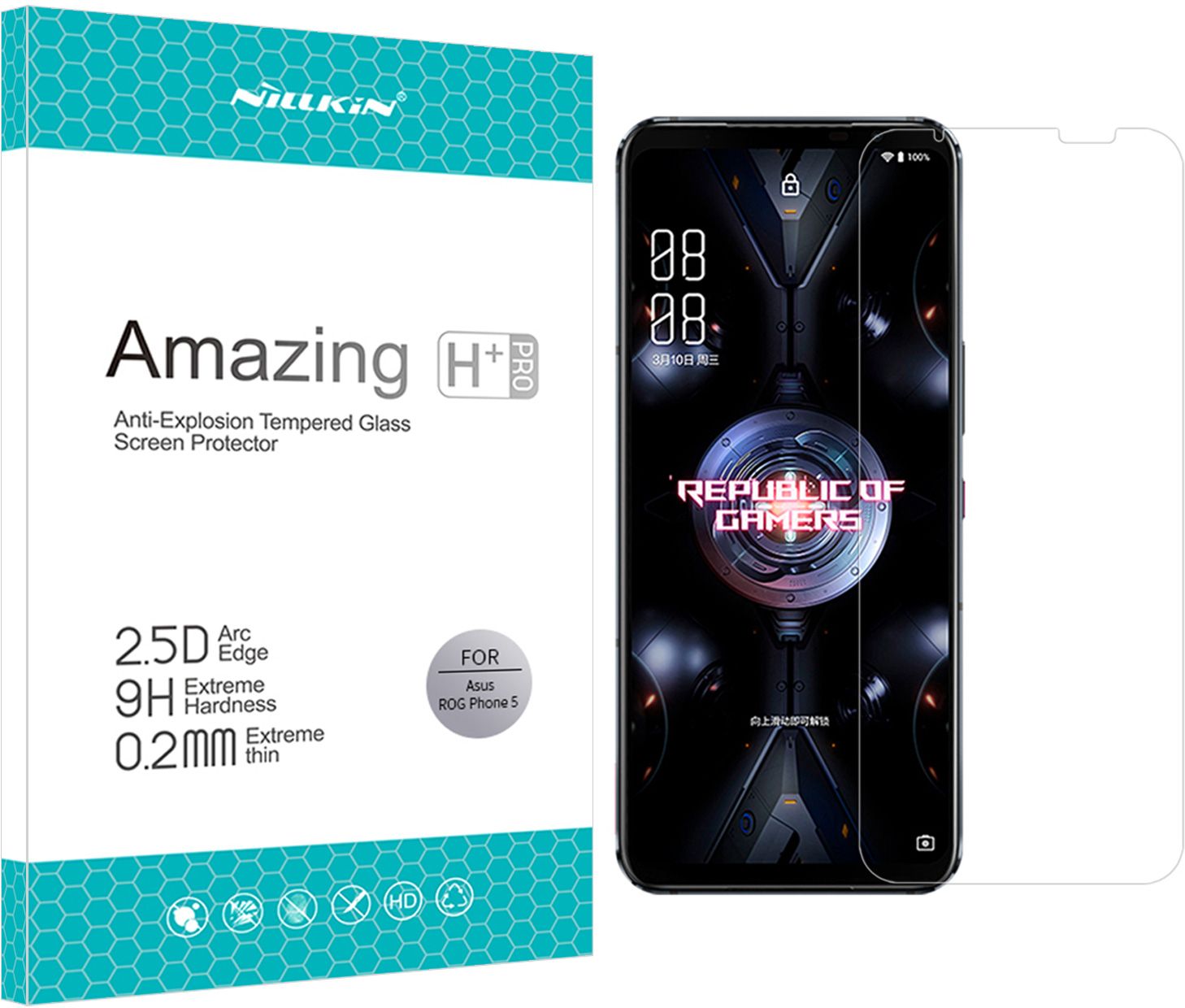 Szkło hartowane NILLKIN Amazing H+ PRO dla Asus Rog Phone 5 -