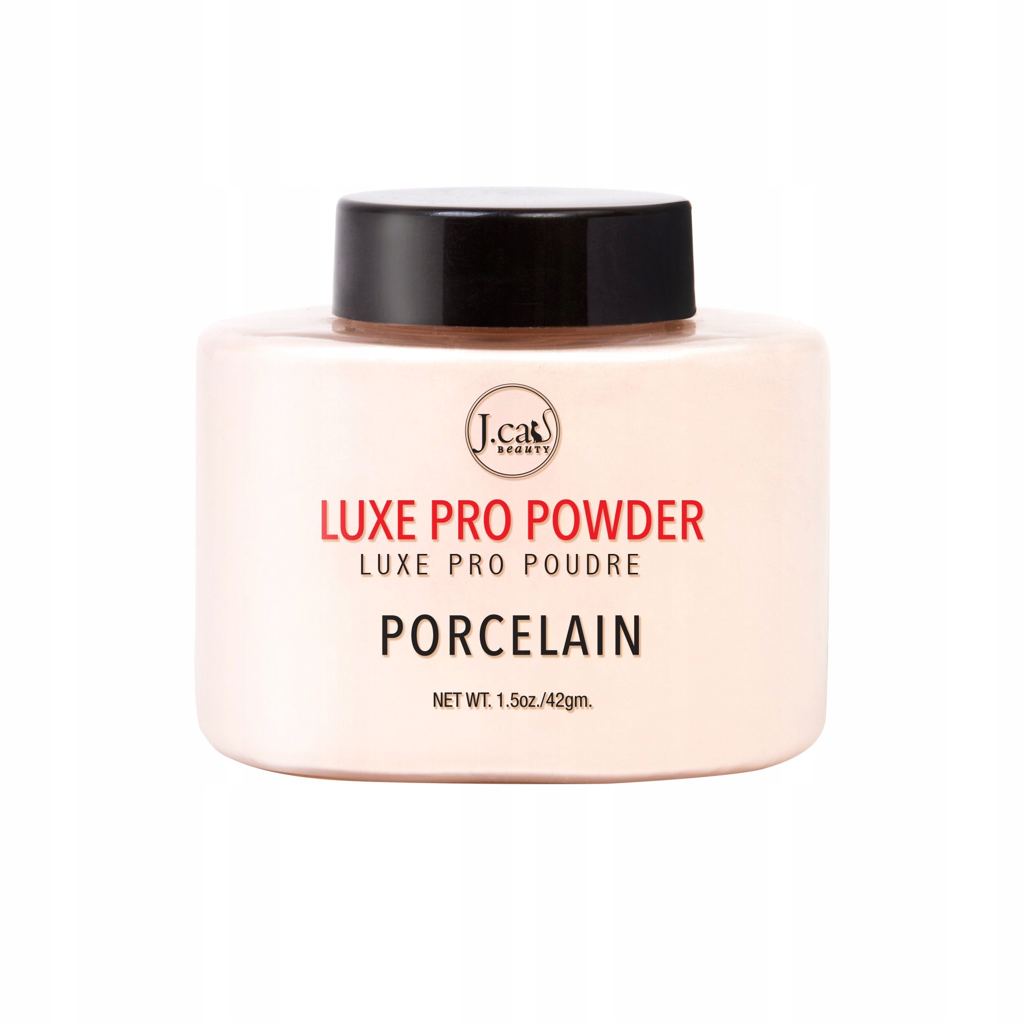 J.CAT BEAUTY Luxe Pro Powder – Sypki puder utrwalający 103 Porcelain 42g
