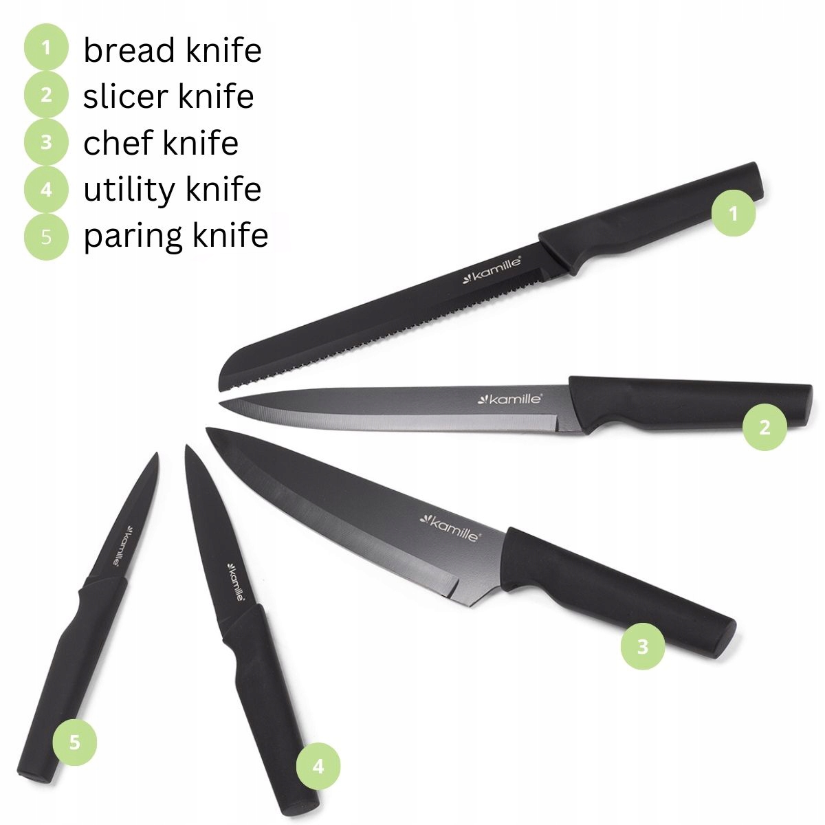 Estetyka i klasyczny wygląd noży kuchennych Kamille