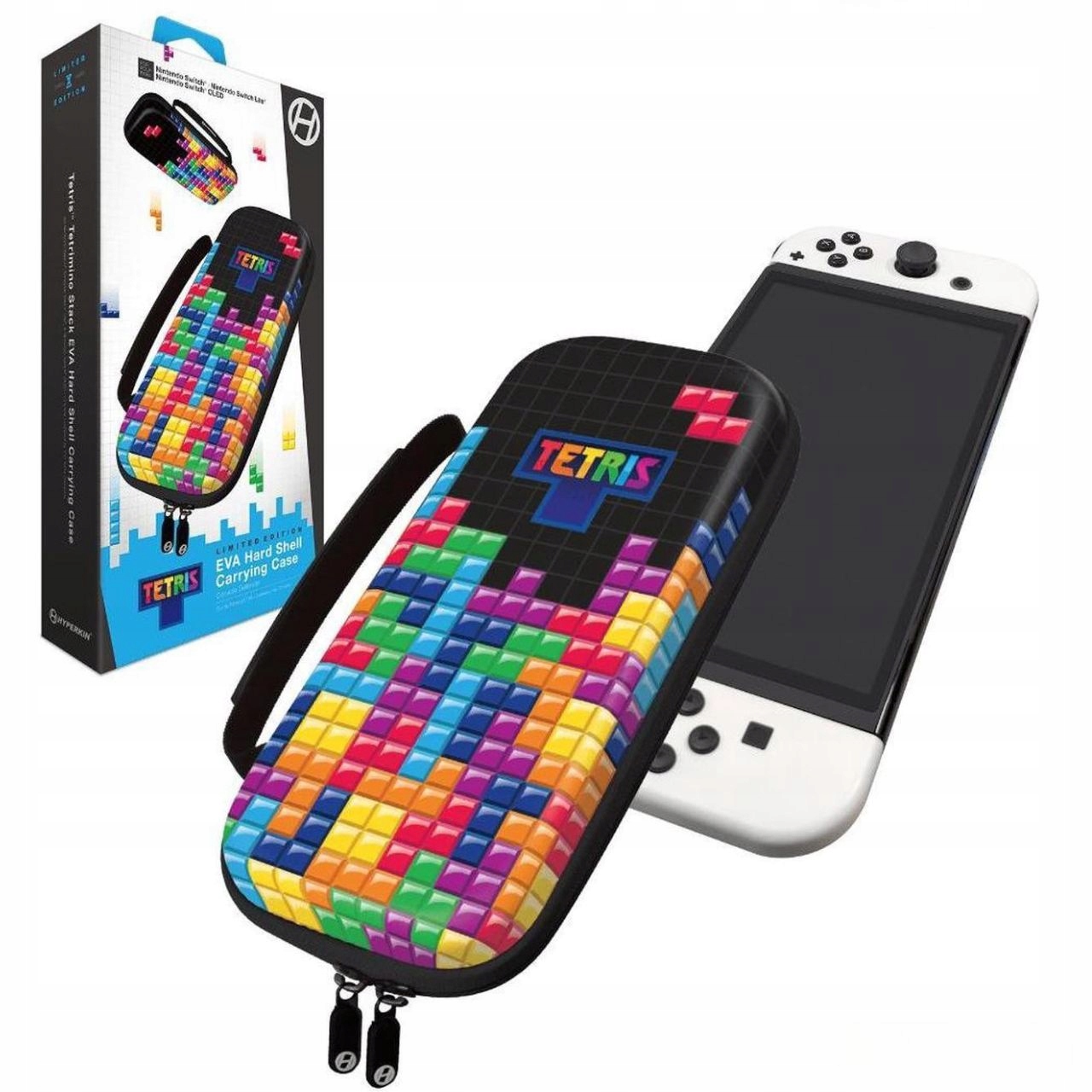 Hyperkin Official Tetris® EVA Hard Shell Carrying Case – Idealna ochrona dla Nintendo Switch®OLED i Switch®