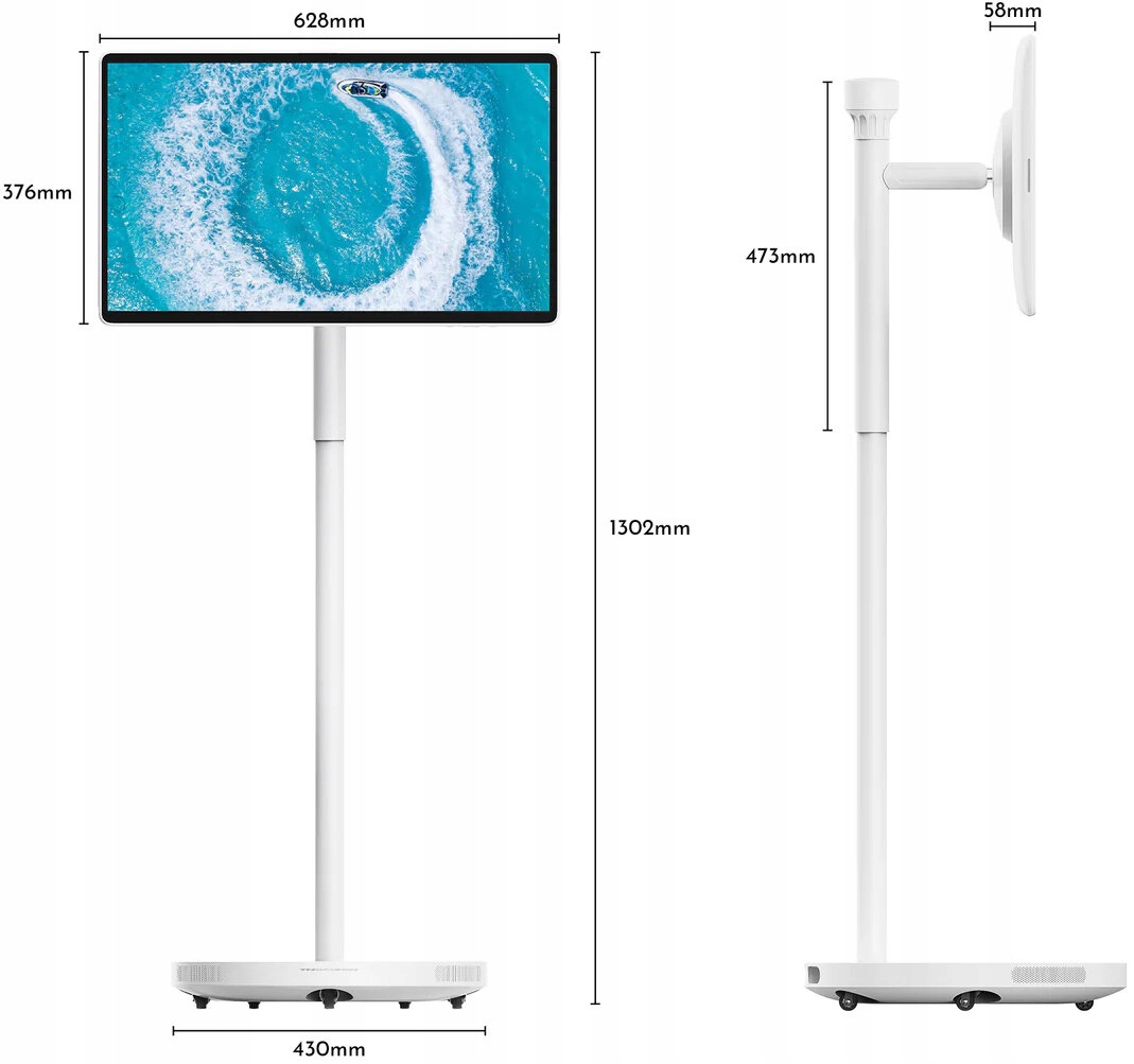Regulowana wysokość i możliwość obrotu ekranu