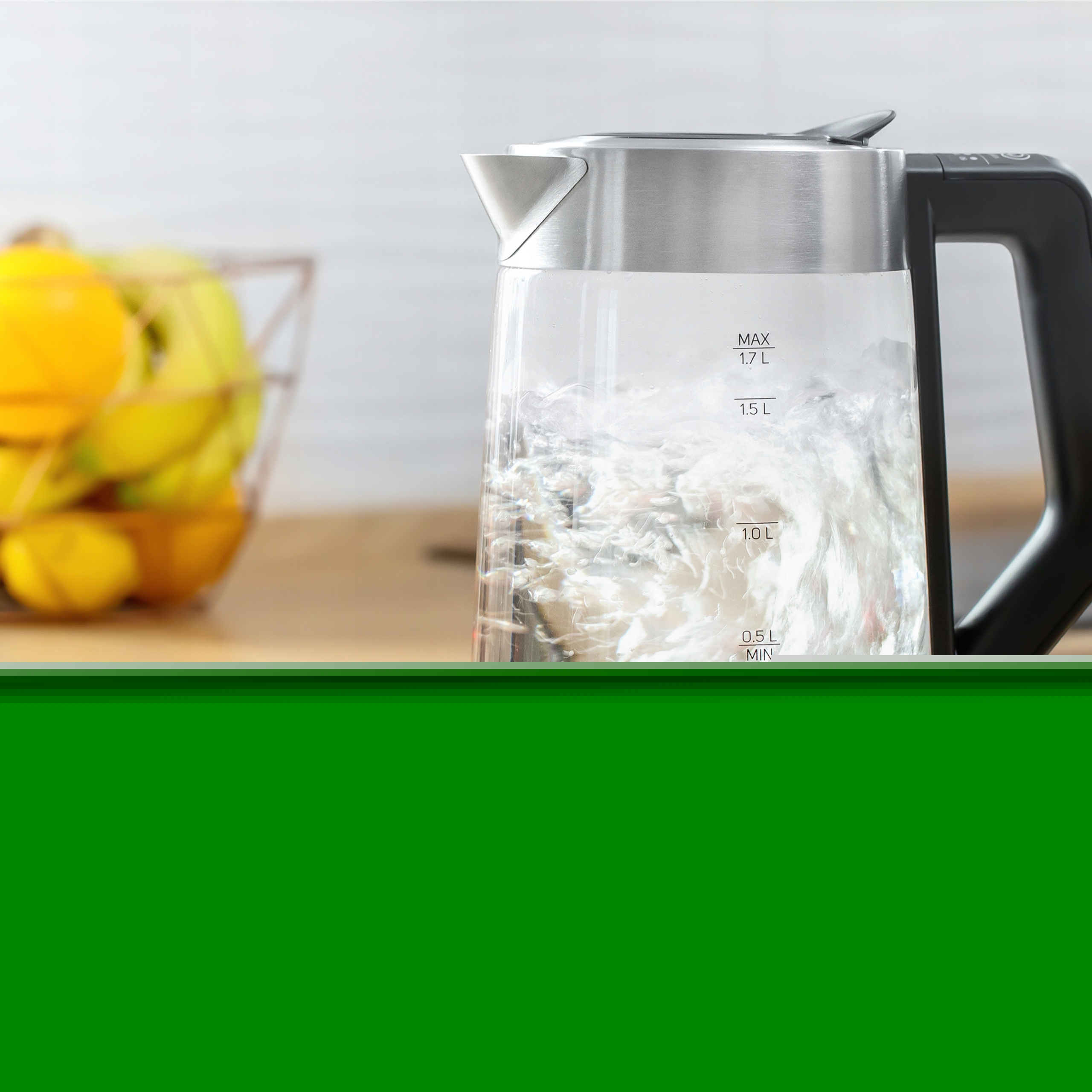 Pojemność 1,7 l – Idealny do przygotowania wielu napojów
