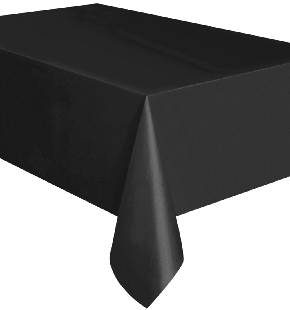 Stylowy i nowoczesny design czarnego obrusa