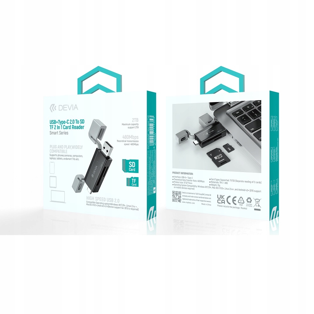 Wysoka prędkość transferu danych do 480 Mbps