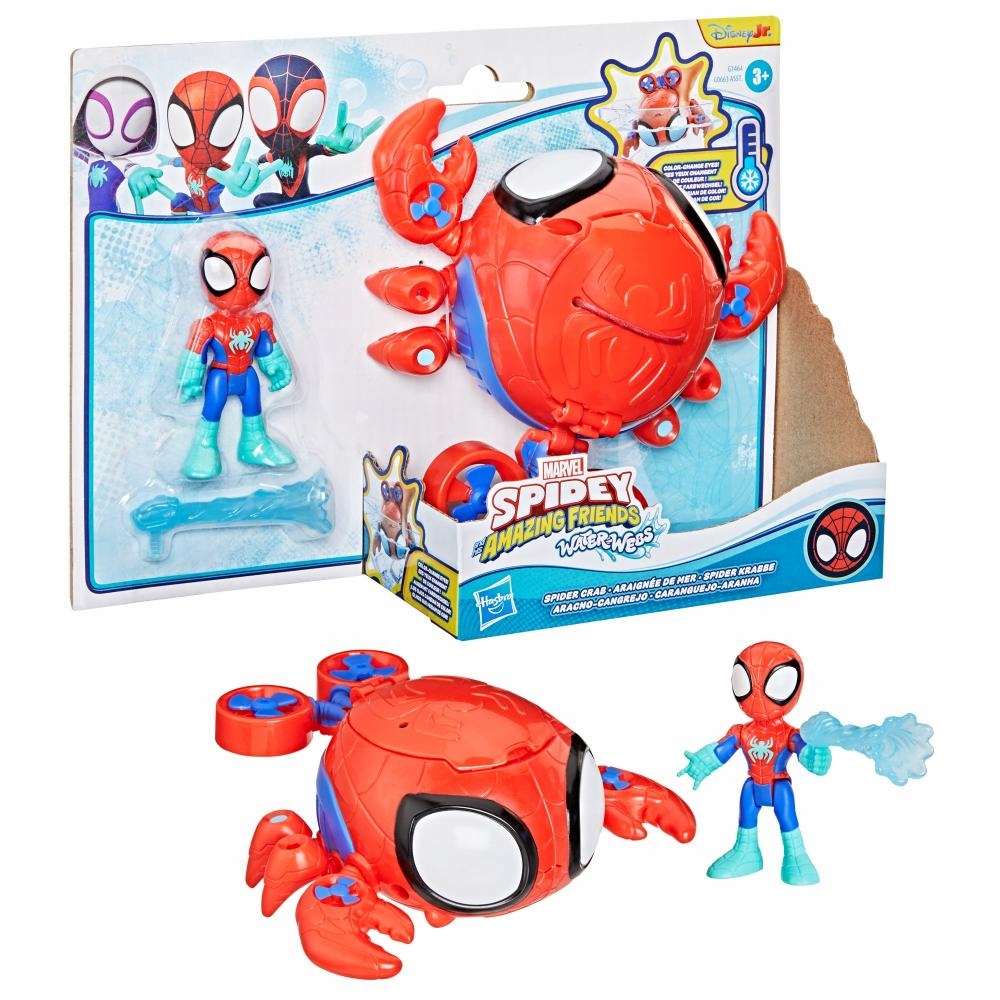 Łódź podwodna Spidey i Super-Kumple Spider Krab Water-Webs G1464 – Zabawka pełna przygód