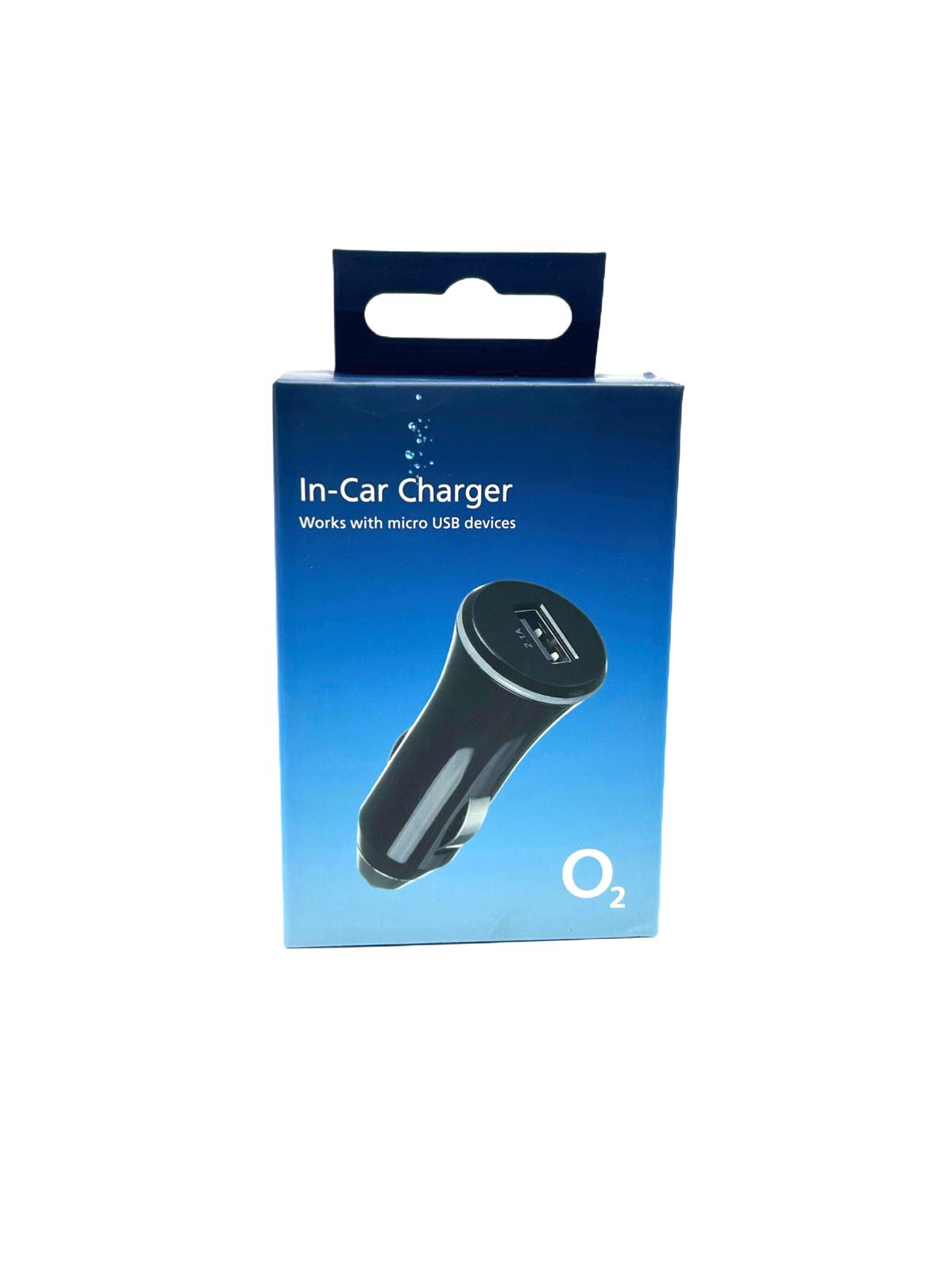 Ładowarka samochodowa O2 czarna – Niezawodne zasilanie w podróży