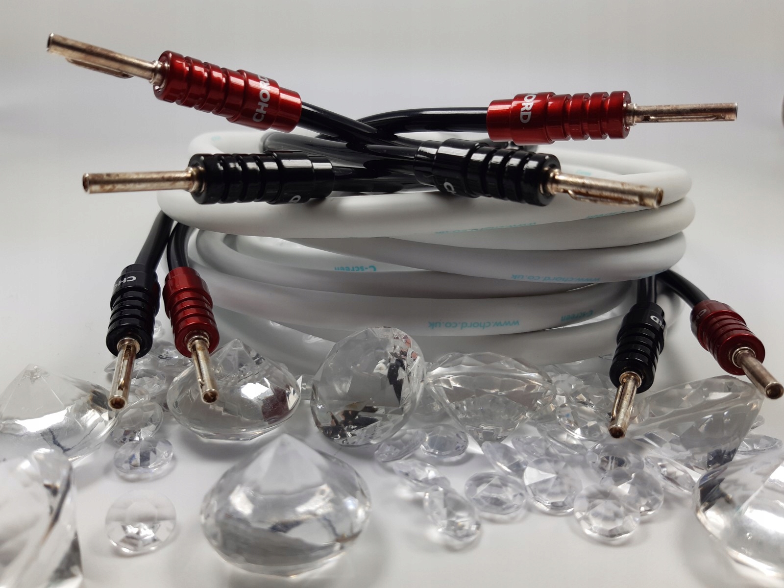 Chord CLEARWAY X – Kabel głośnikowy z wtykami ChordOhmic 2x2,5m