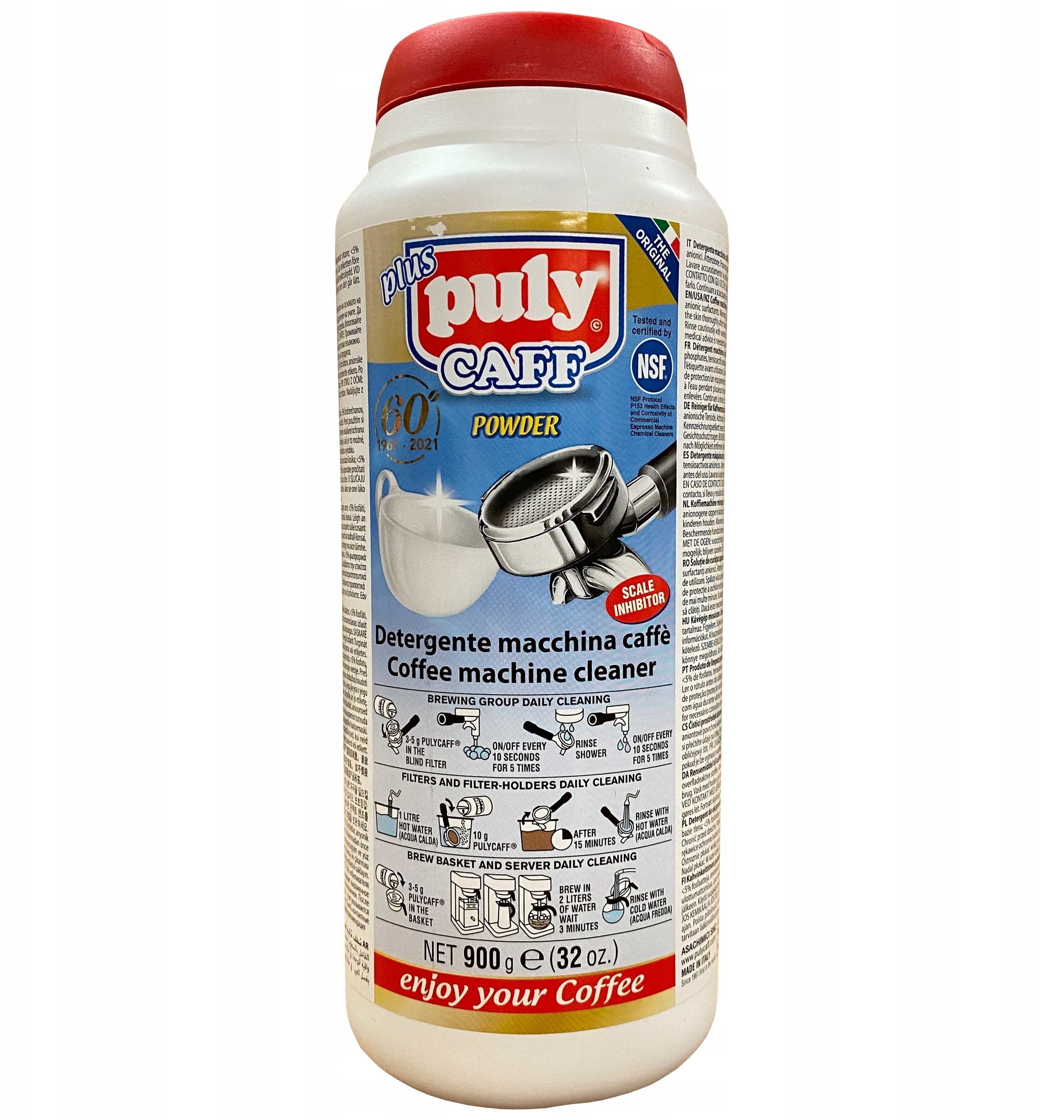 POWDER PLUS - Proszek do czyszczenia ekspresów 900g – Idealne rozwiązanie dla miłośników kawy