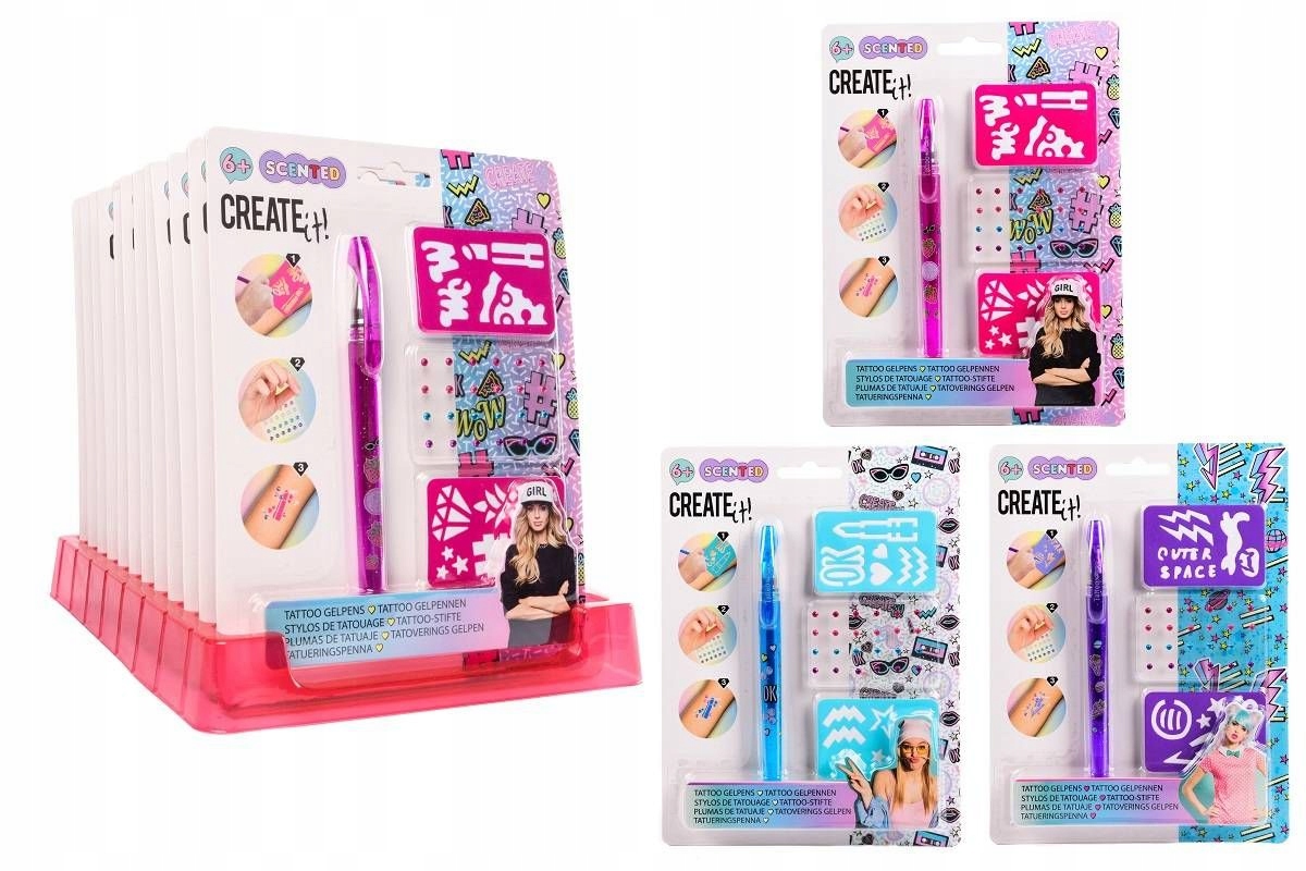 Zestaw szablonów – Twórz perfekcyjne tatuaże