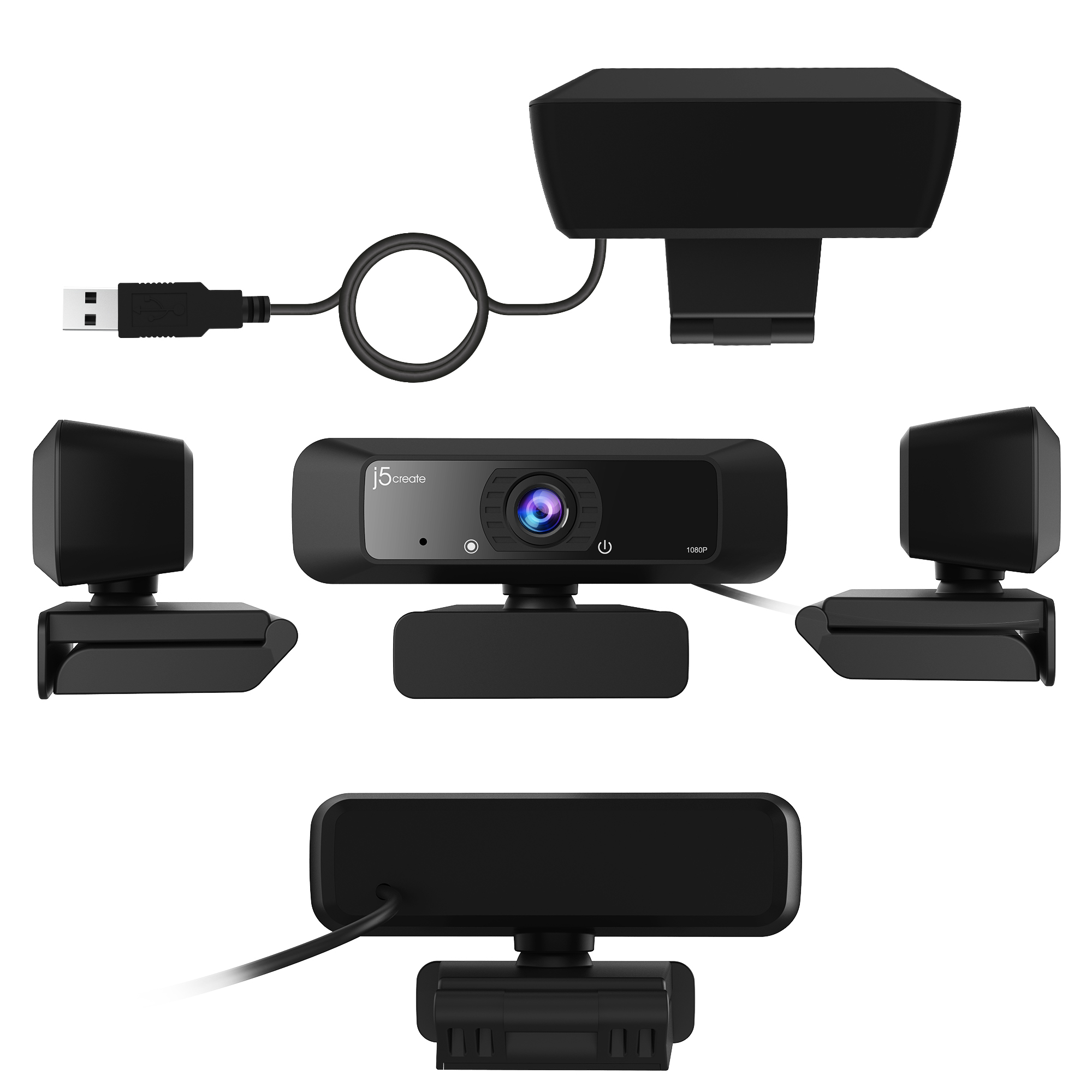 JVCU100 kamera internetowa 2,07 MP 1920 x 1080 px USB Czarny – Idealne rozwiązanie do wideokonferencji