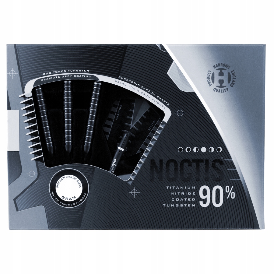 Wysokiej jakości materiały – 90% wolfram i Supergrip Carbon