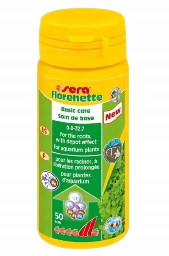 Sera Florenette 50 tabletek – Doskonała pielęgnacja roślin wodnych