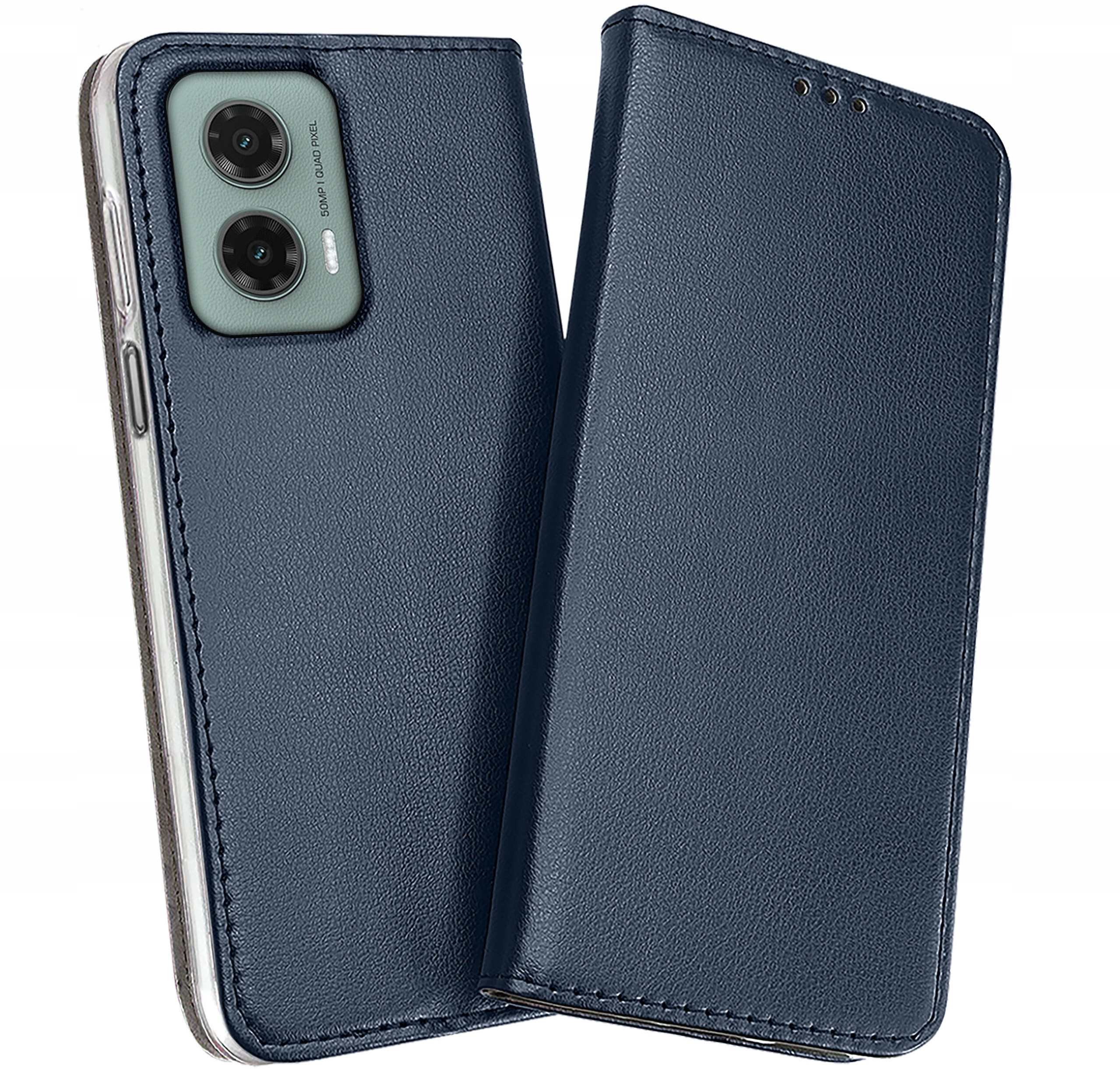 Etui Skórzane TOKRA + Szkło Hartowane 9H do MOTOROLA MOTO G35 5G – Ochrona i styl w jednym