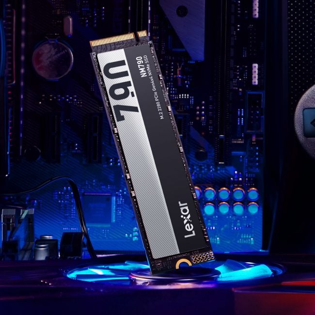 thumbnail interactive-video image 1 of Lexar 4TB NM790 SSD PCIe Gen4 NVMe M.2 2280 Internal Solid 1 of 11