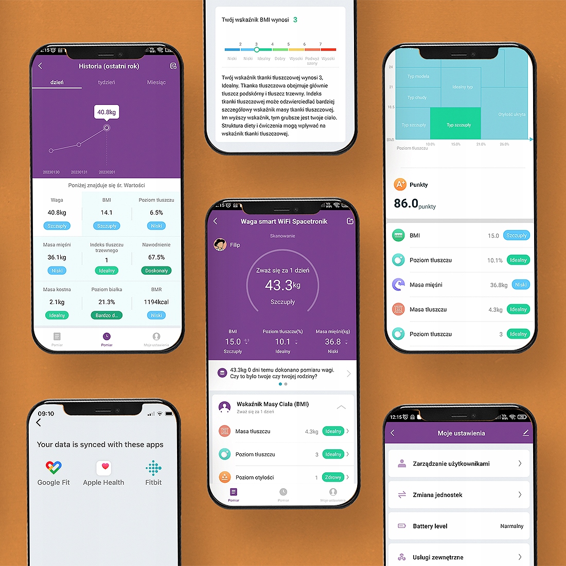 Waga dla całej rodziny – wiele użytkowników, indywidualne konta