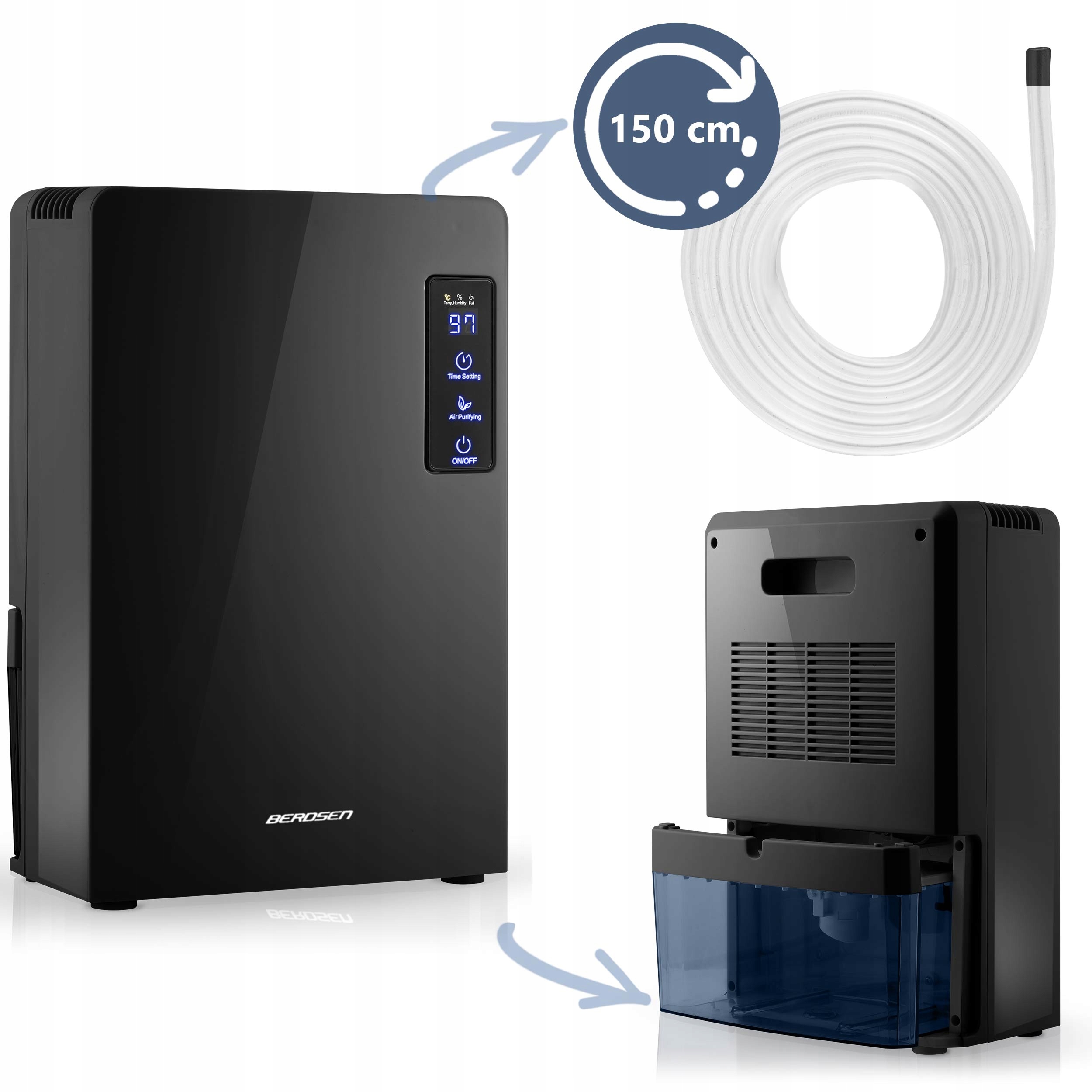 Wydajność i moc osuszacza – 90 W i 700 ml na dzień