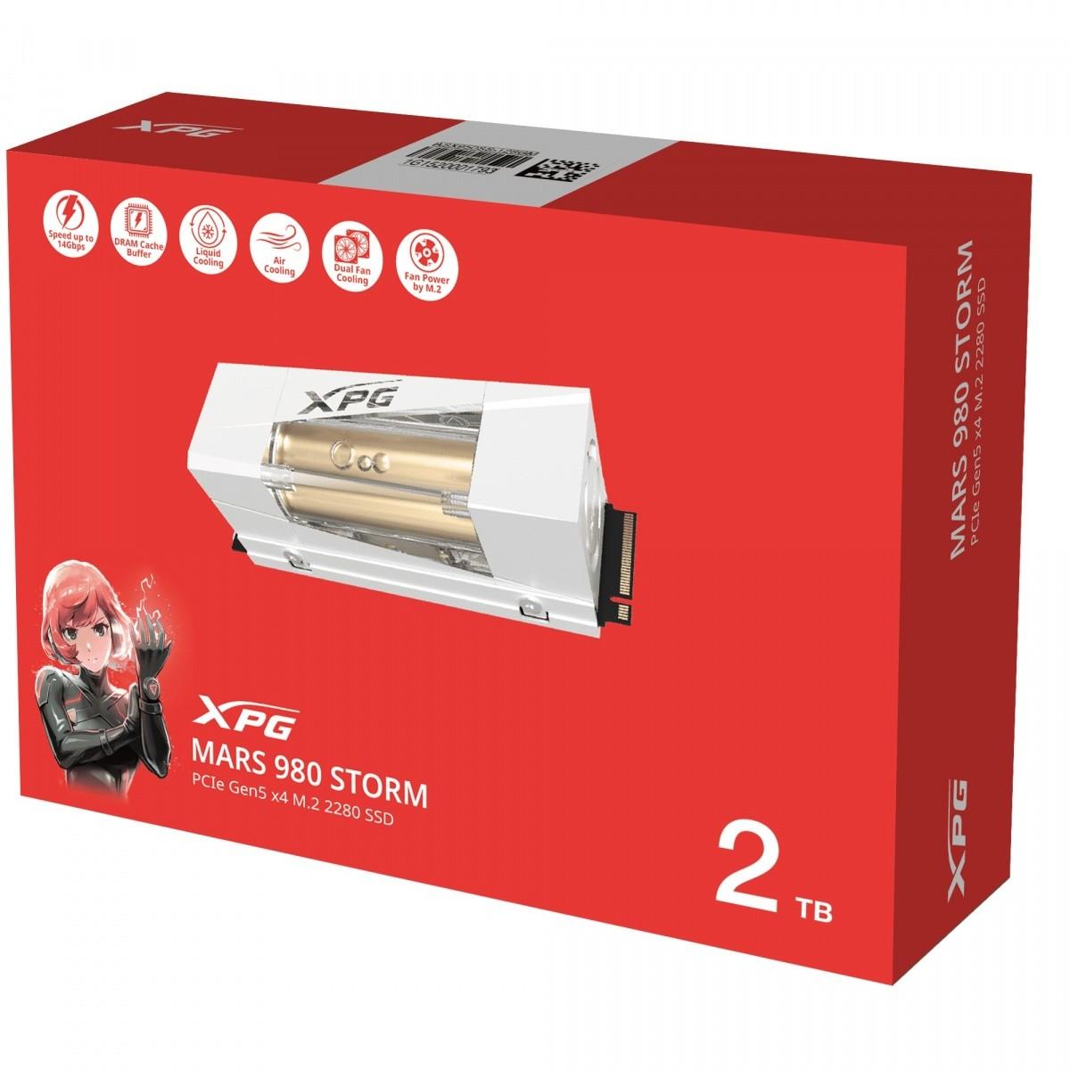 ADATA Dysk SSD XPG MARS 980 STORM 2TB PCIe 5x4 14/13 GB/s – Wydajność na najwyższym poziomie