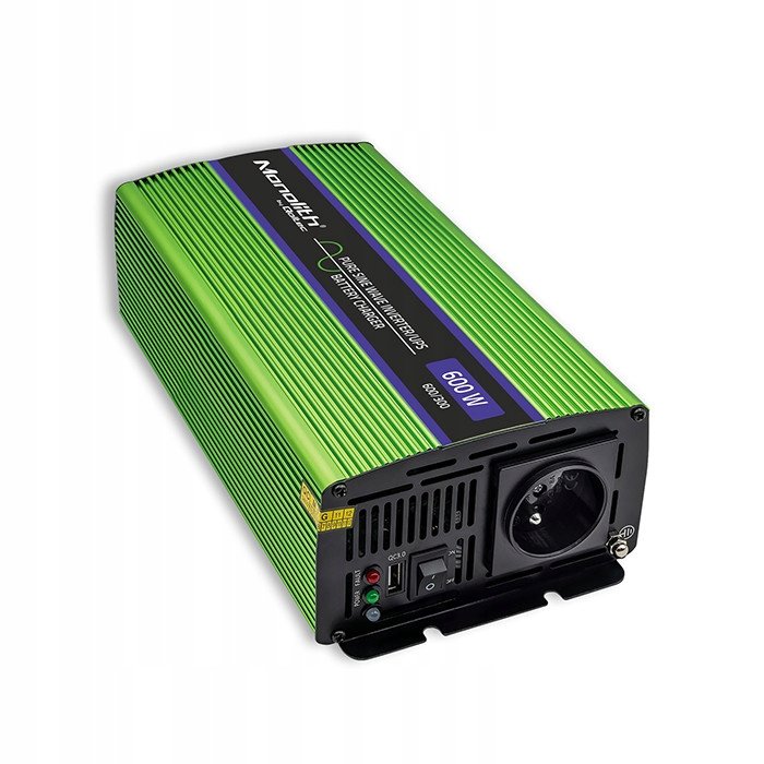 Przetwornica napięcia Monolith 300W | 600W – Mobilna energia w czystym wydaniu