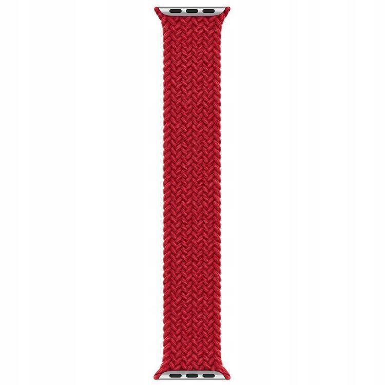 Oryginalny Pasek Apple Braided Solo Loop 44mm rozmiar 10 w kolorze czerwonym