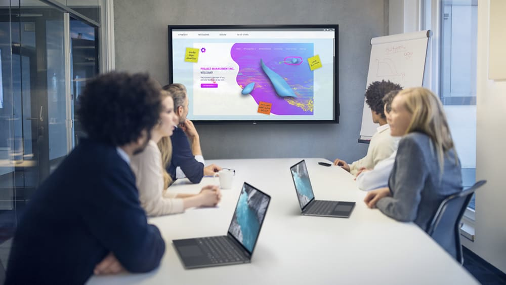 Wielopunktowa technologia dotykowa InGlass™ dla efektywnej współpracy