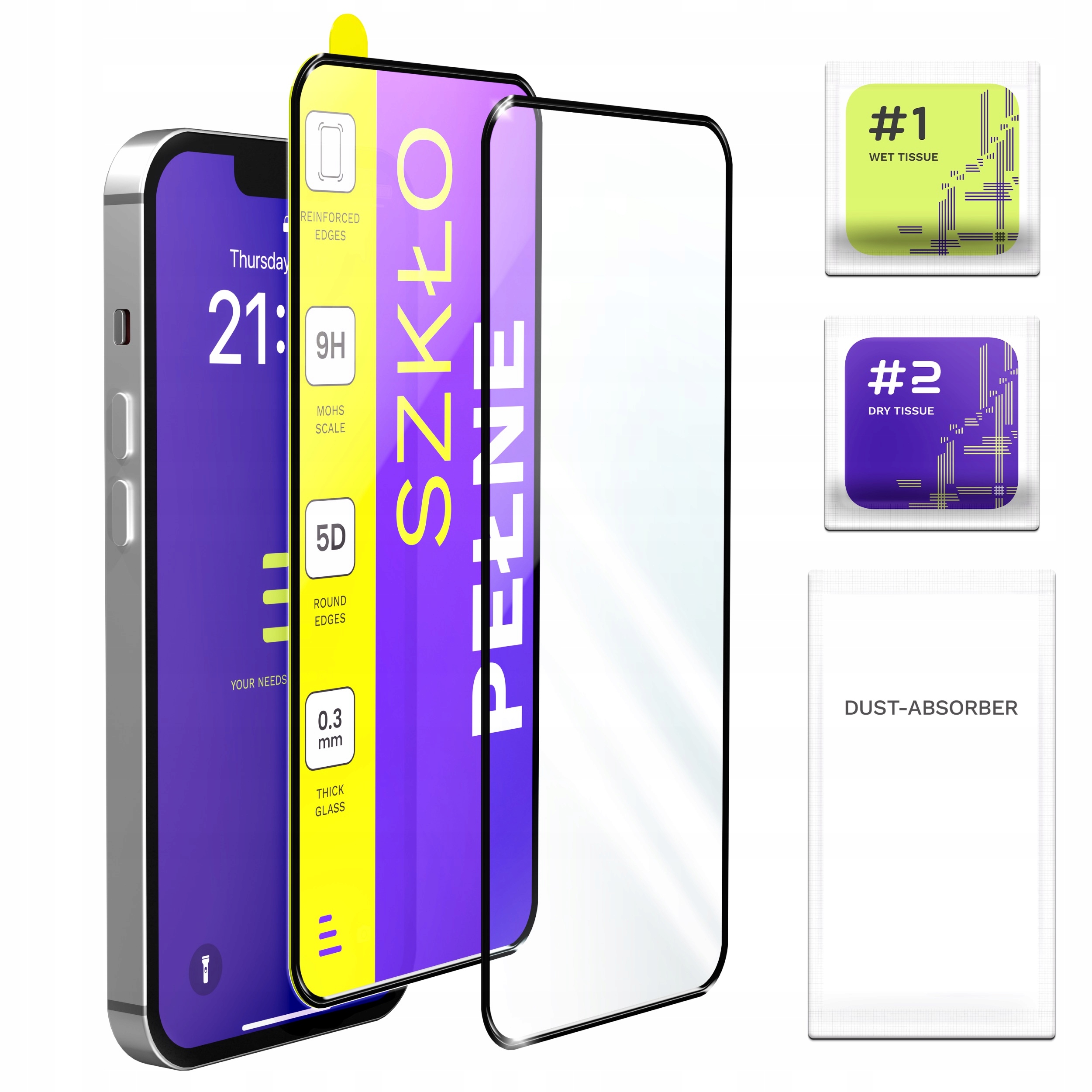 Technologia 5D Curved – Idealne dopasowanie do zakrzywionych krawędzi