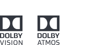 Logo Dolby Vision i Dolby Atmos