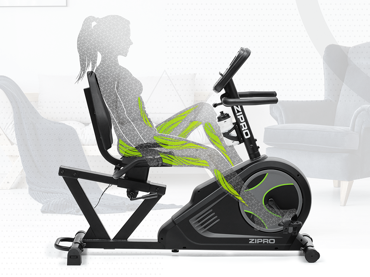 Rower poziomy Glow Zipro