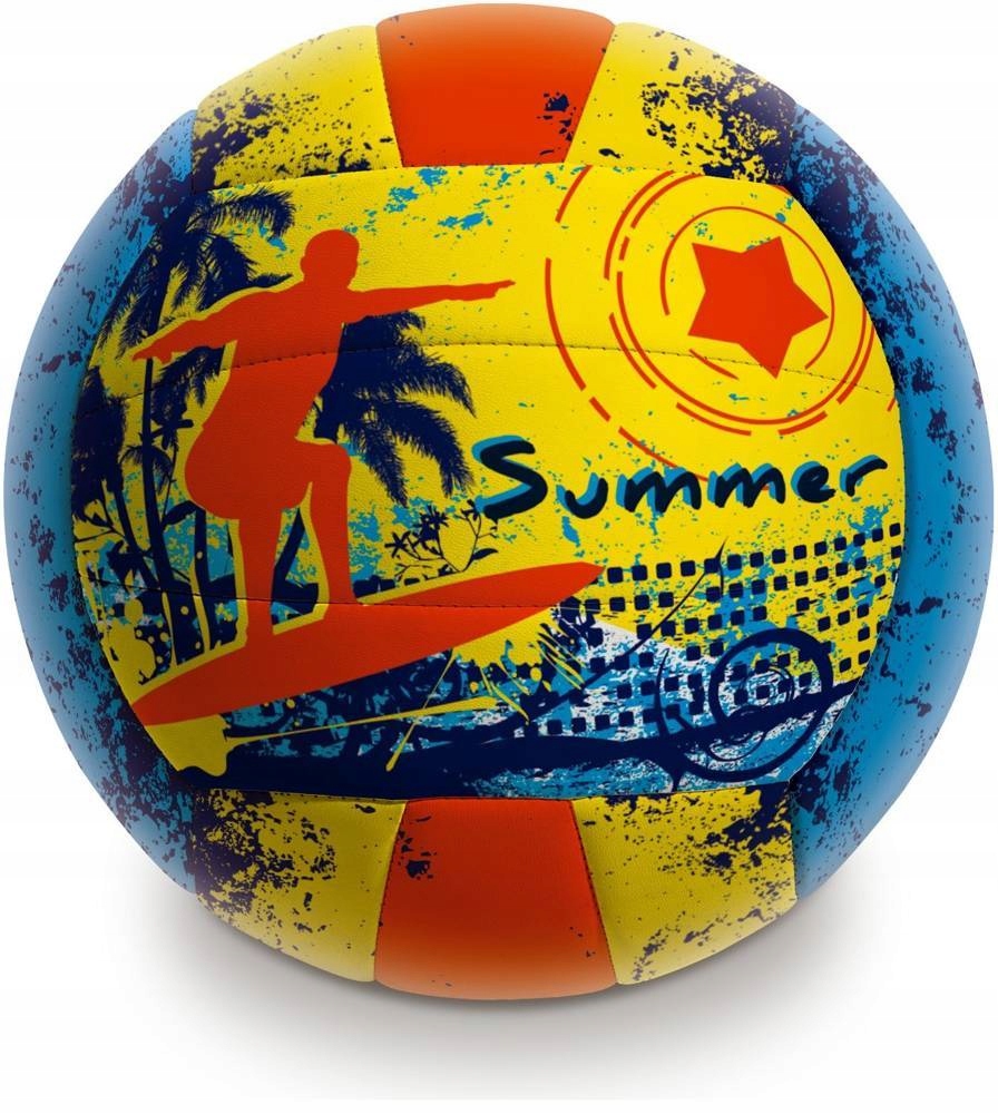 Piłka do Siatkówki Plażowej Siatkowa KUBISPORT Summer Orange – Idealna do zabawy na plaży
