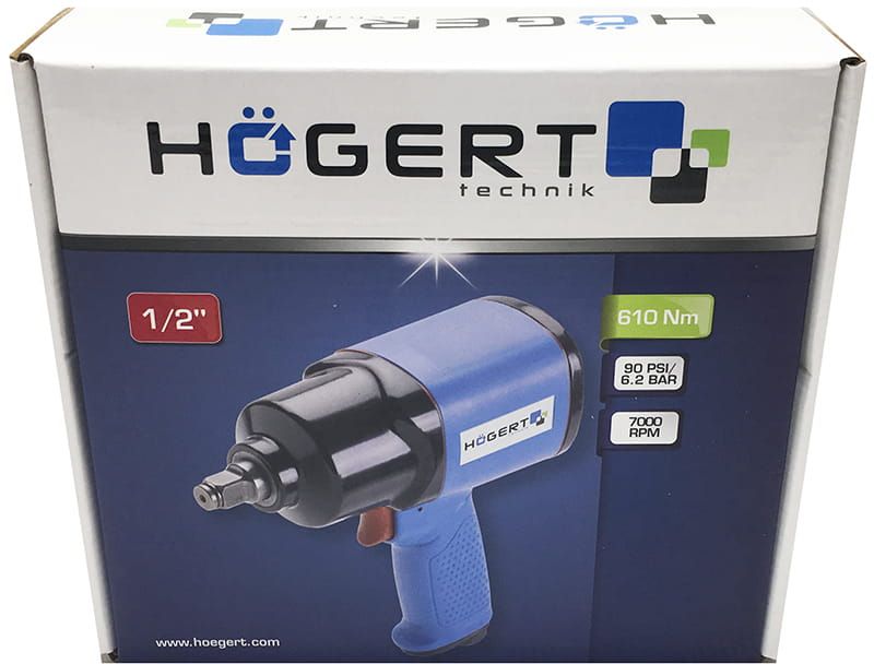 Opakowanie klucza pneumatycznego Hogert HT4R622 Opakowanie klucza pneumatycznego Hogert HT4R622