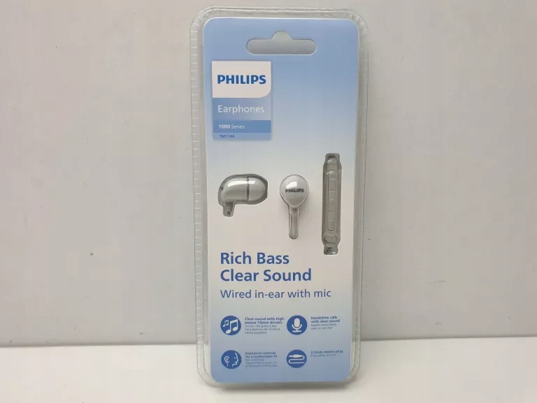 Słuchawki douszne Philips TAE1146 – Doskonałe brzmienie i komfort
